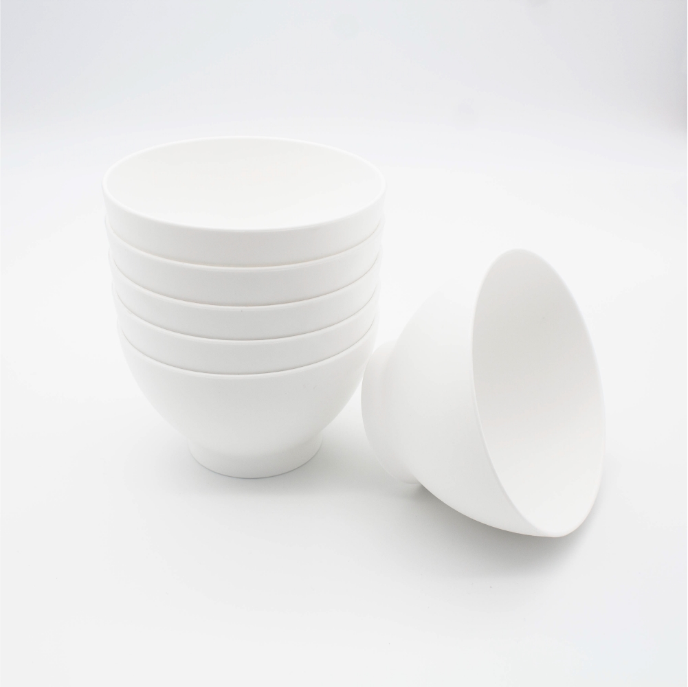 Picture of COZA 991974007 Coza Set of 6 Piece Plastic White Bowl Set 17 OZ BPA Free Plastic