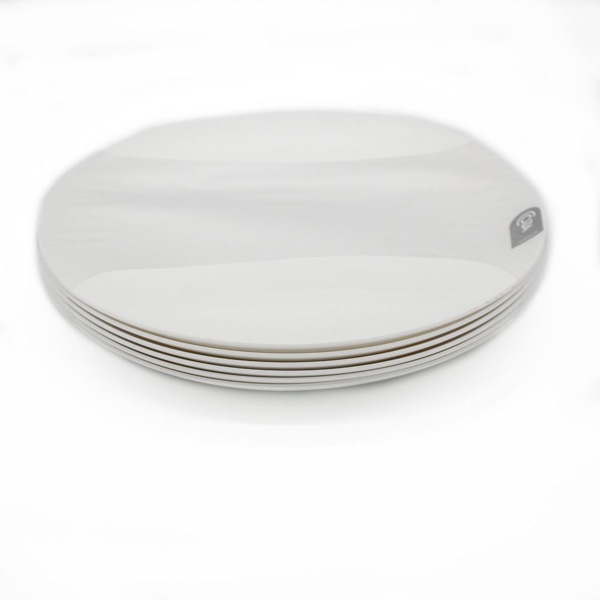 Picture of Coza 992404007 Coza 6-Pc Plastic Dish Set (Only dishes) 10 Inch Diameter BPA Free, White