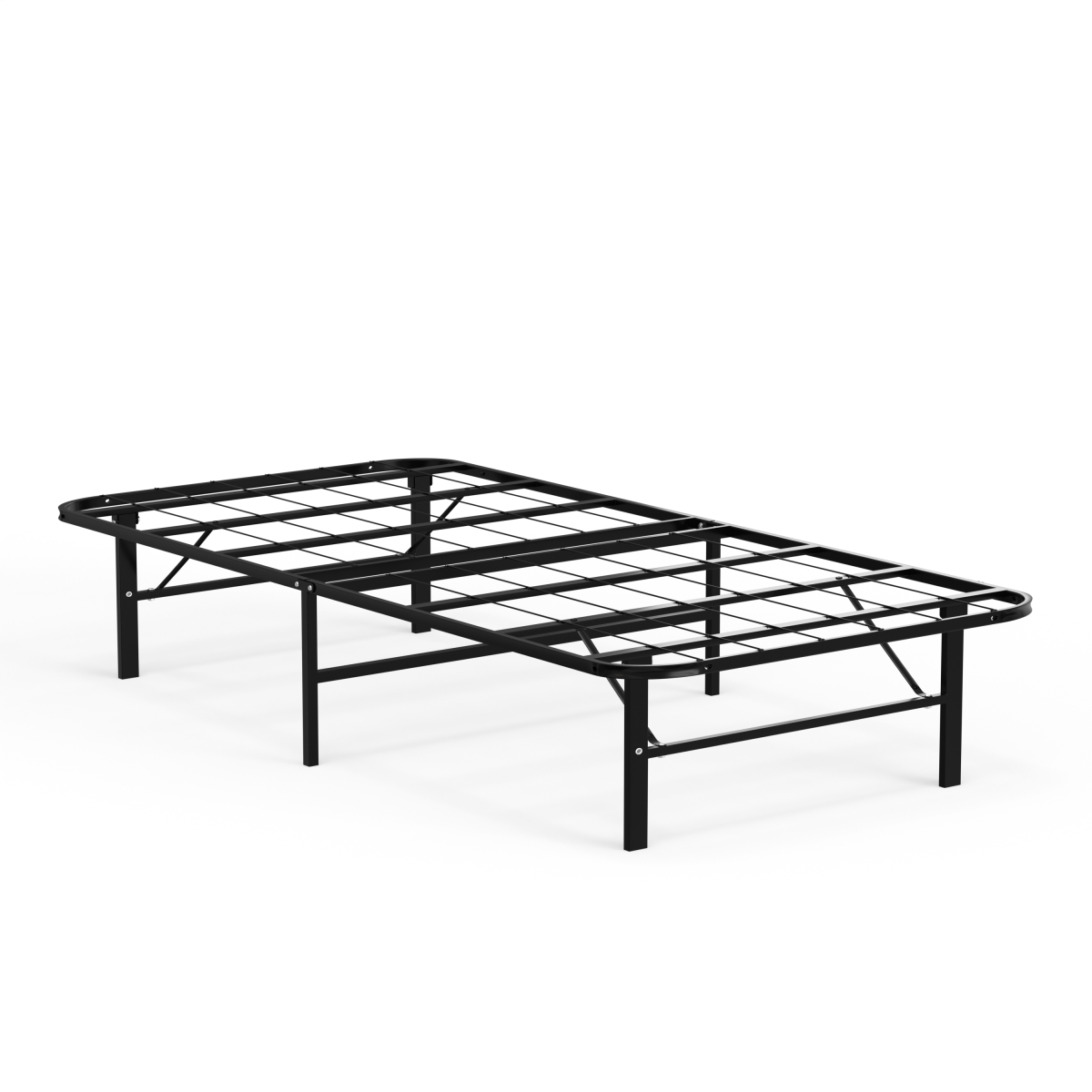 OSHR66 Steel Black King Size Platform Bed Frame