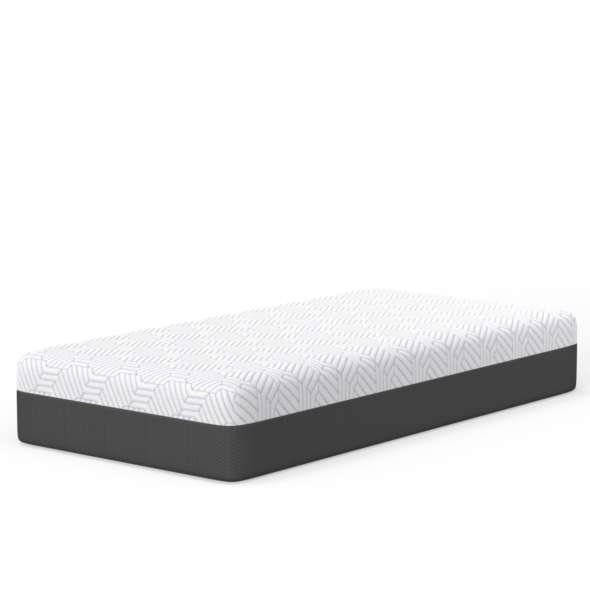 FRIA1250 12 in. Fria Queen Size Plush Gel Memory Foam Mattress with Advanced Phase Change Cooling Fabric