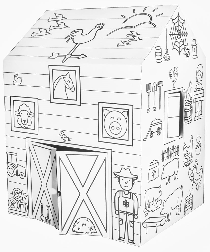 Picture of ColorJo GT0623A Good Morning Barn Color your Own Playhouse