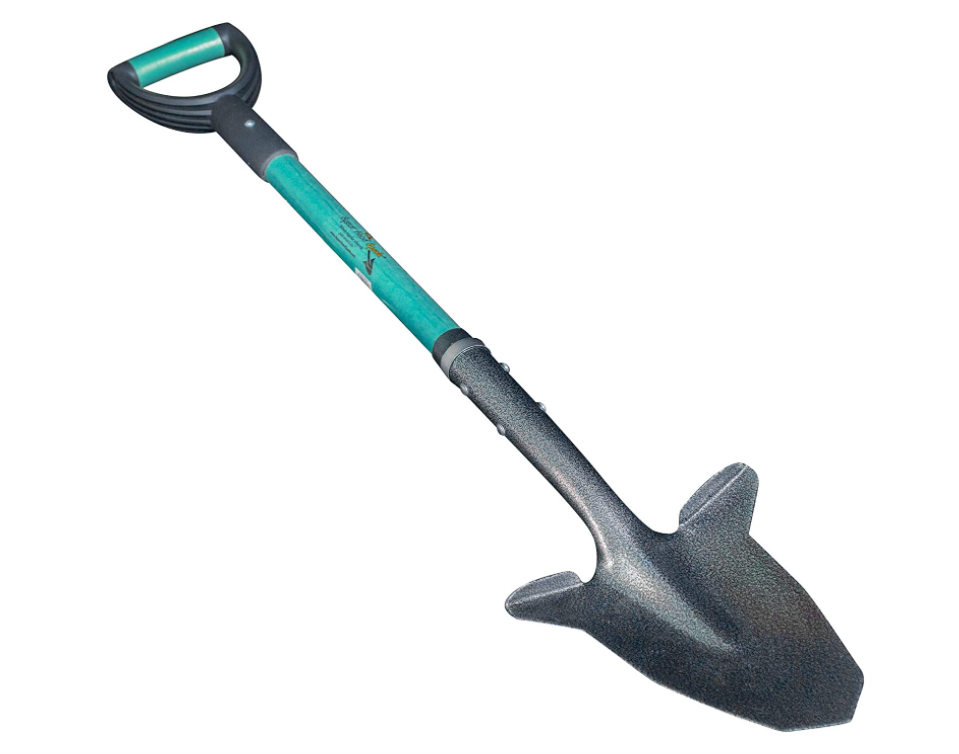 Short Reinforced Fiberglass Handle with Cushion D Grip, Teal