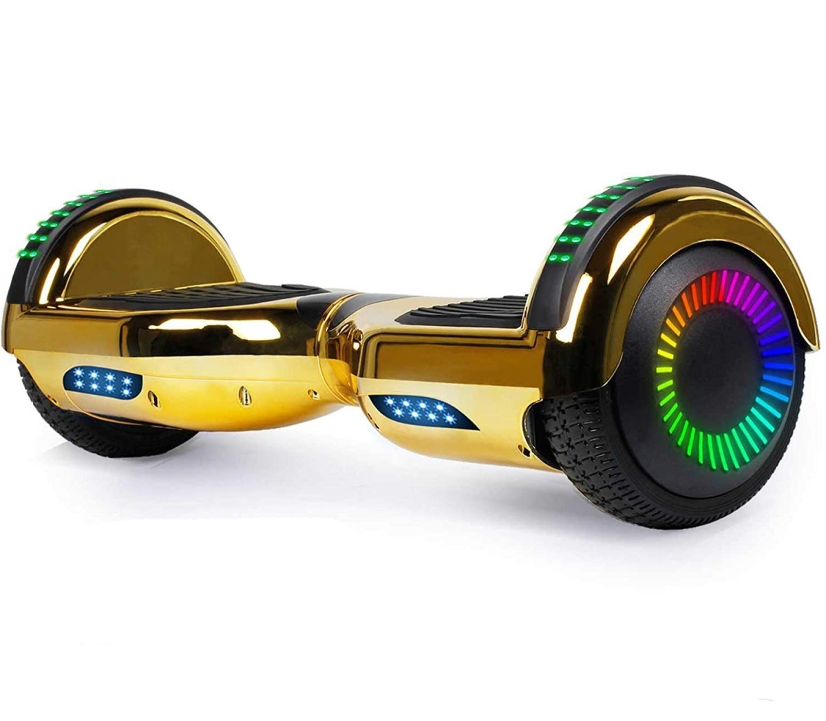 Picture of Glarewheel GWHB-M3BCGO Self Balancing Electric Scooter Hoverboard&#44; Chrome & Gold