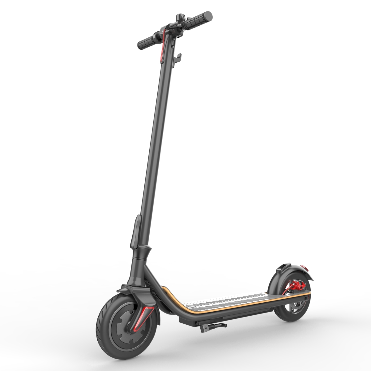 ES-S10X Foldable 350W Electric High Speed City Commute Scooter, Black