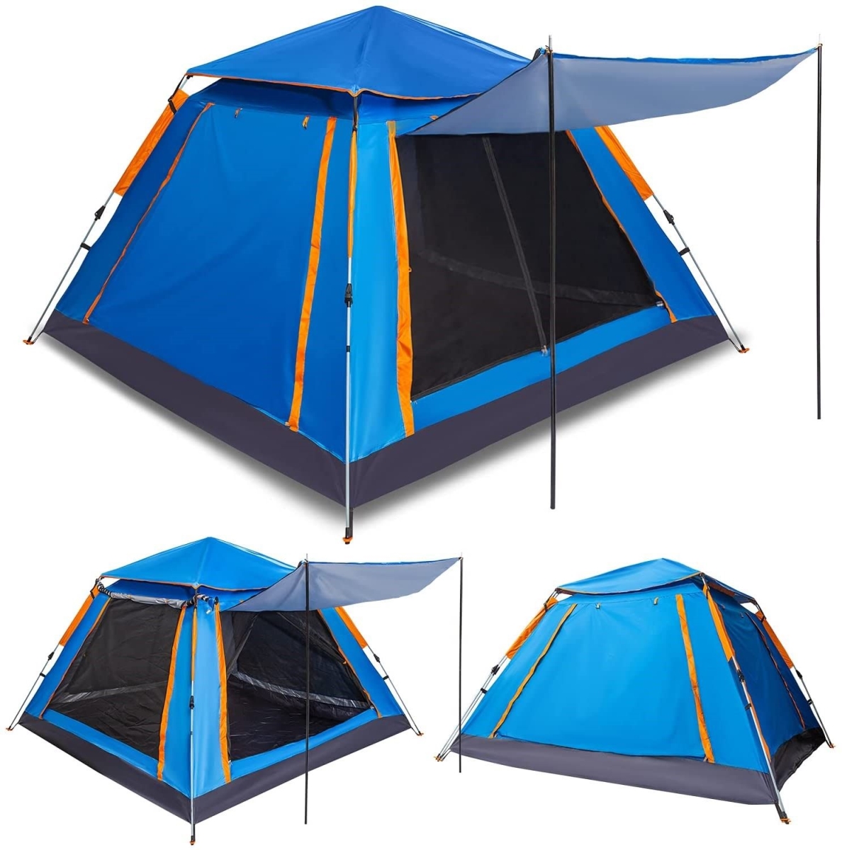 5-Person Pop Up Tent, Blue