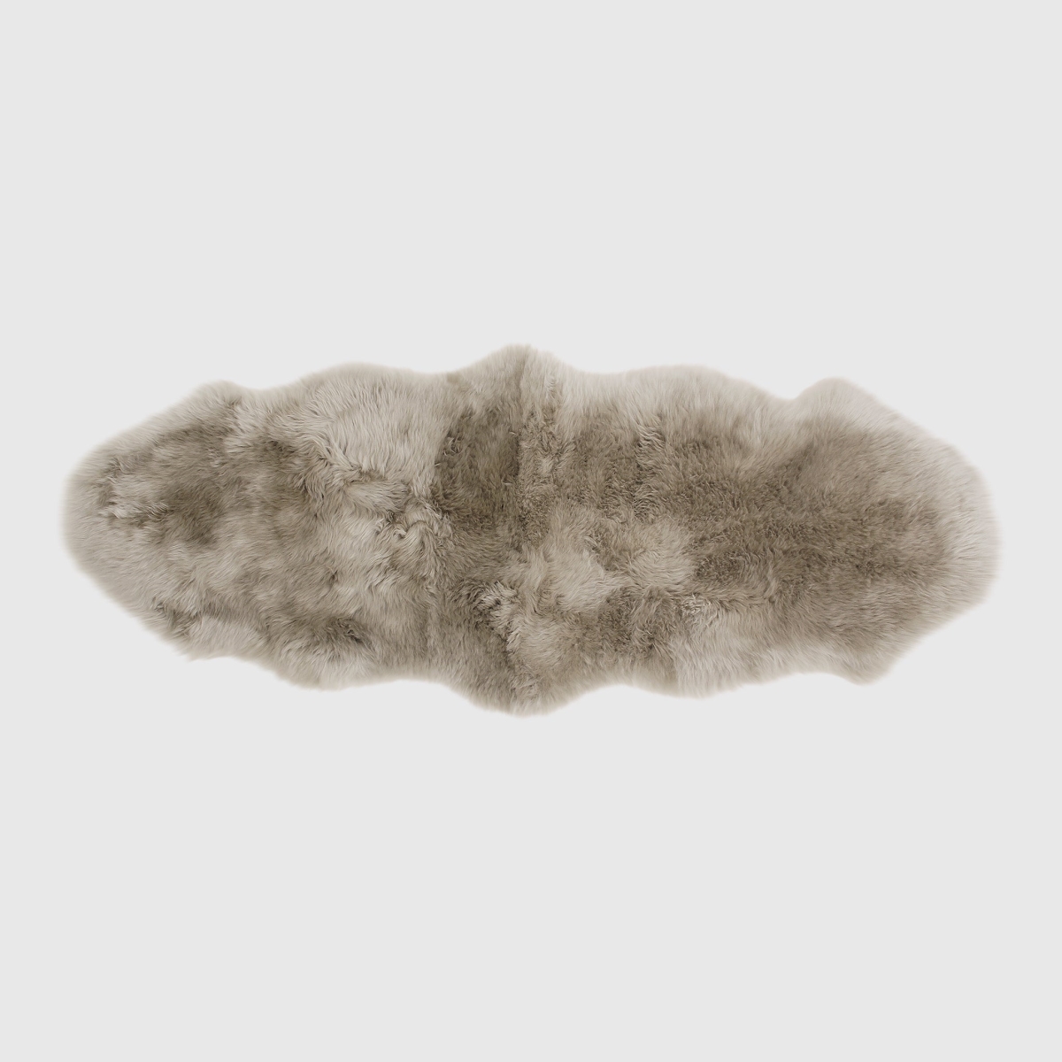 Picture of THE MOOD CHARLIE  SHEEPSKIN DOUBLE PELT RUG&#44; TAUPE