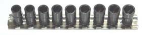 TRTSCS2509B 0.25 in. Deep Drive SAE Metric Socket, 9 Piece