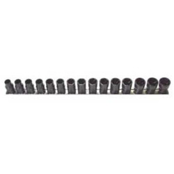 Turbosocket TRTSCS5015B Combination Deep Drive Socket Set - 15 Piece