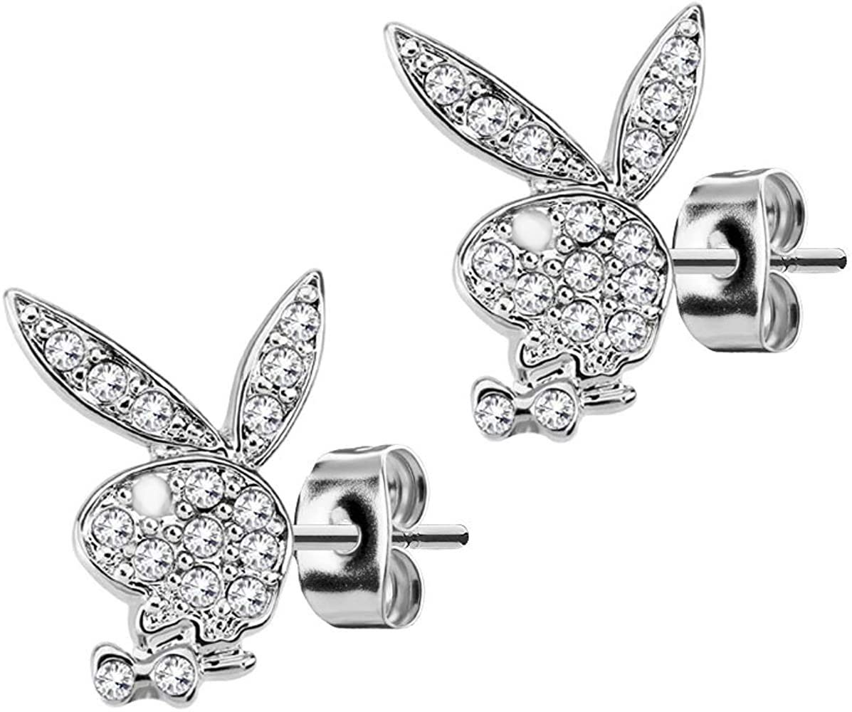 PlayBoy Stainless Steel Earrings