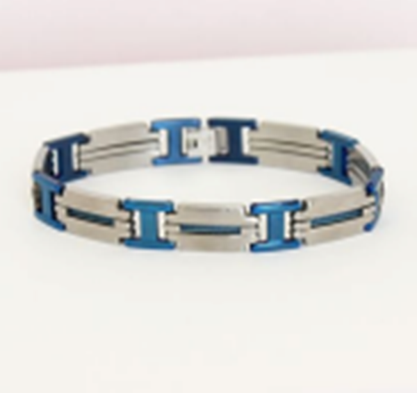 Jewelry Silver & Blue Bracelet