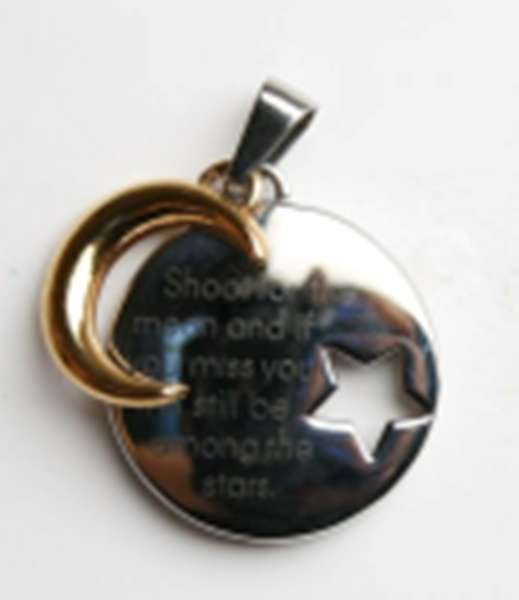 Jewelry Star & Moon Pendant