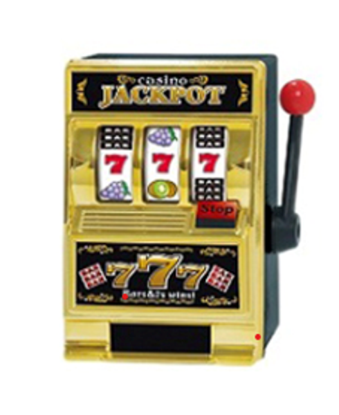Picture of Germ Free Games WINSLOT MACH PB1304 Casino Piggy Bank Slot Game with 777 Machine