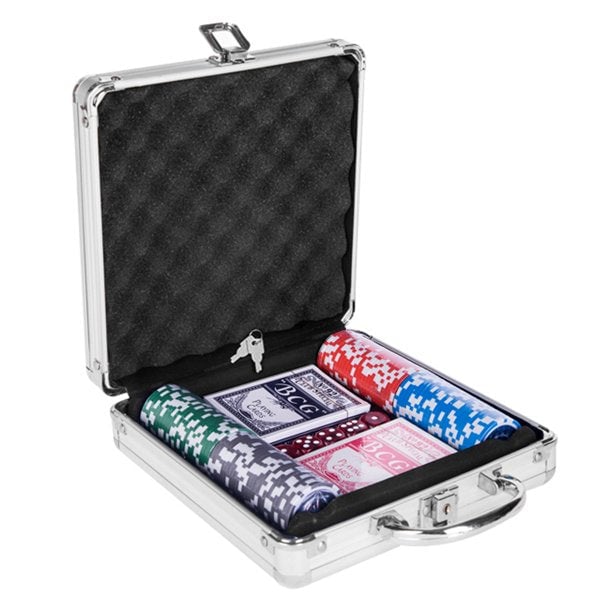 Game Casino Poker Chips Set - 100 Piece