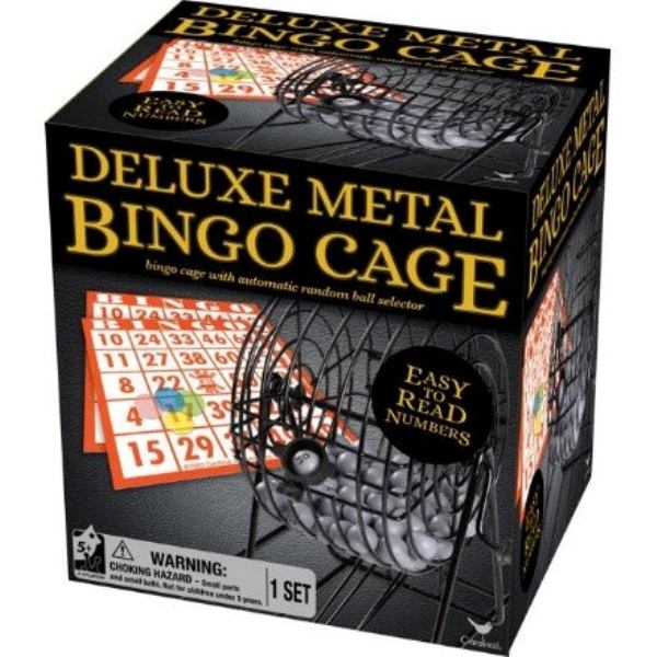Desktop & Travel Deluxe Metal Bingo Board Game