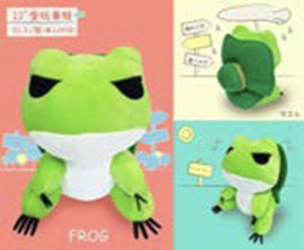 Picture of Germ Free Games 4711110020739 12 in. Playful Frog Plush Toys