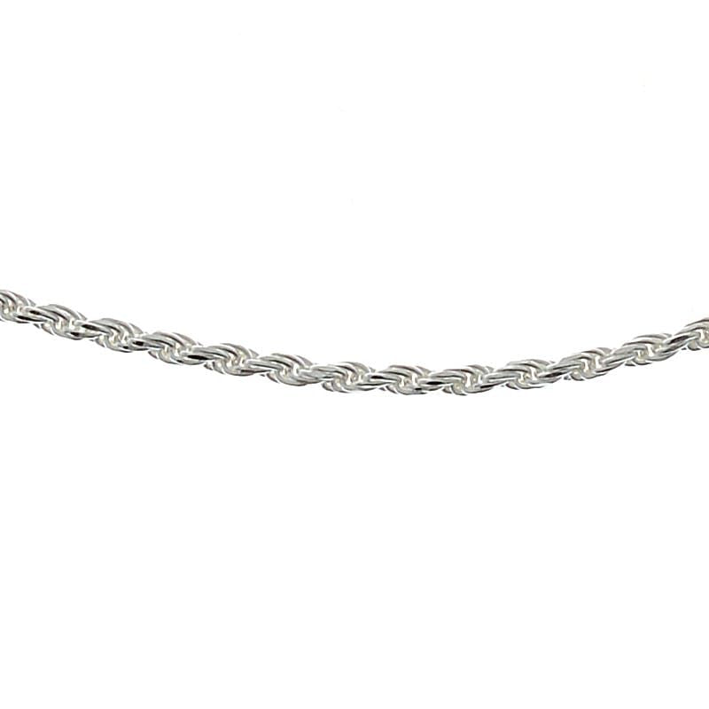 Picture of MAGM P120-6ROPDC11 11 in. Jewelry Anklet Bracelet Sterling Silver Rope