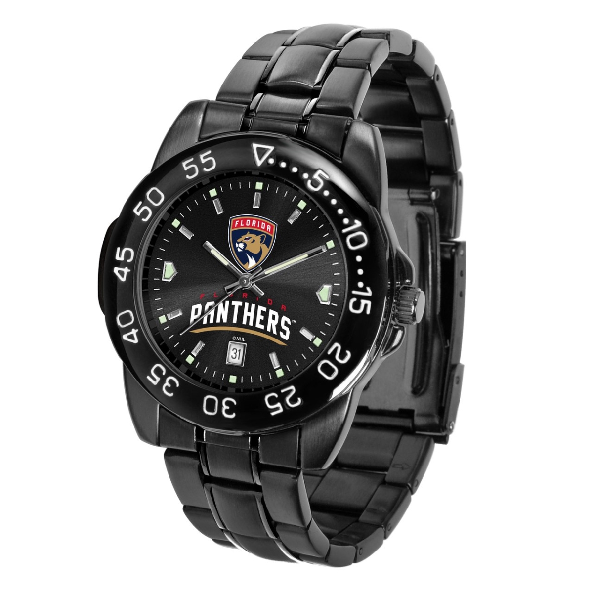Picture of Gametime NHL-FTM-FLA Mens NHL Florida Panthers Fantom Series Watch