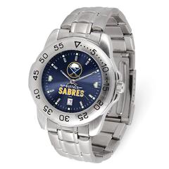 Picture of Gametime NHL-STE-BUF Buffalo Sabres Sport Steel Series NHL Watch for Mens