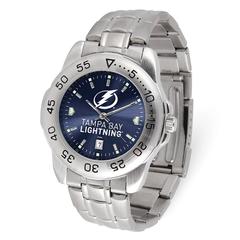 Picture of Gametime NHL-STE-TB Tampa Bay Lightning Sport Steel Series NHL Watch for Mens