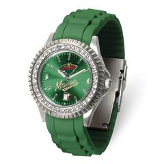 Picture of Gametime NHL-SPK-MIN Minnesota Wild Sparkle Series NHL Watch for Womens