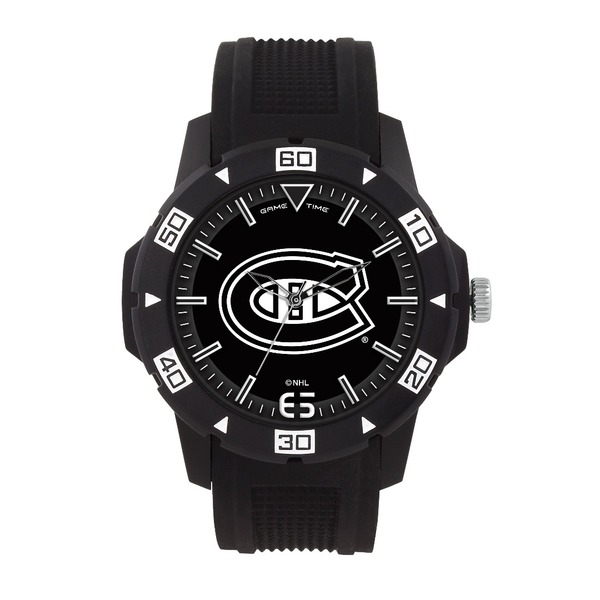 Picture of Gametime NHL-AUT-MON Montreal Canadiens Automatic Series Watch, Black