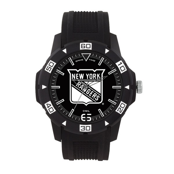 Picture of Gametime NHL-AUT-NYR New York Rangers Automatic Series Watch, Black