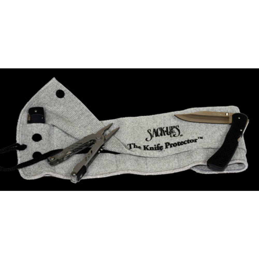 Protector 10 Knife Roll for Folders, Plain Grey