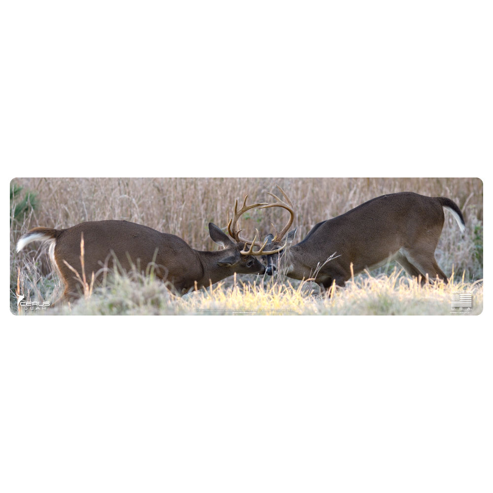 Picture of Cerus Gear CERMMDEERWTLLIFFC Whitetail Bucks Fighting Magnum Promat&#44; 2XL - Full Color
