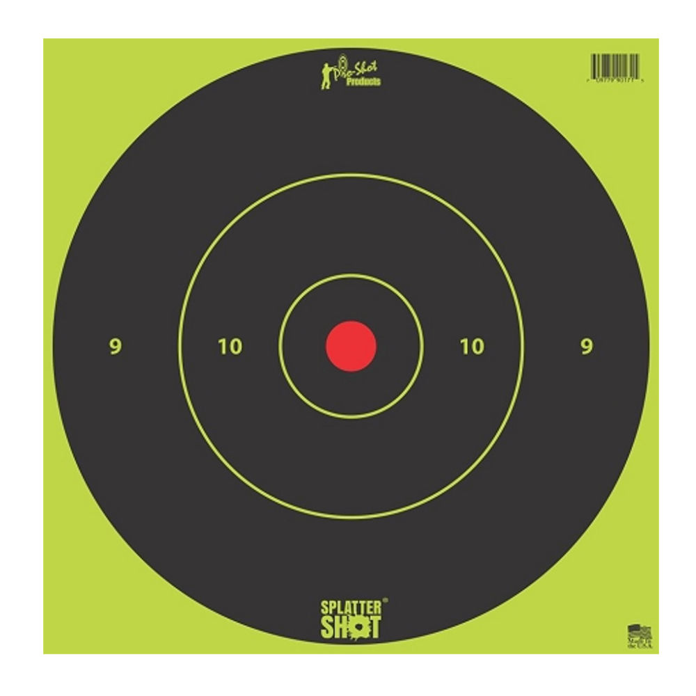 PST12BGREENTG5PK 12 in. Green Bullseye Target - Pack of 5