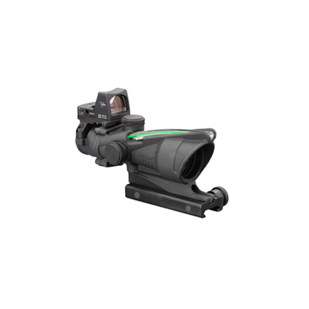 Trijicon 4x32 ACOG Dual Illum Green Crosshair .223 Reticle w/Colt Knob Mount - LED 3.25 MOA Red Dot RMR Type 2 TA31-C-100552
