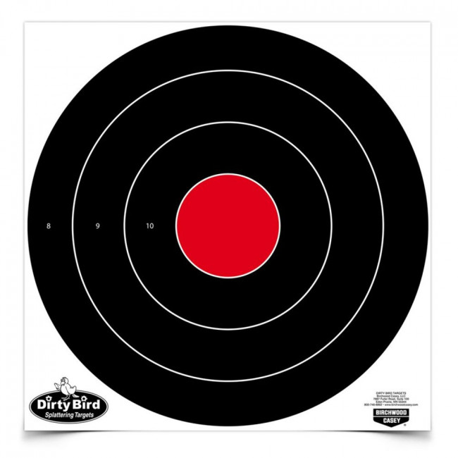 Picture of Birchwood Casey BCYBC35185 17.25 in. Dirty Bird Bulls-Eye Target - Pack of 5