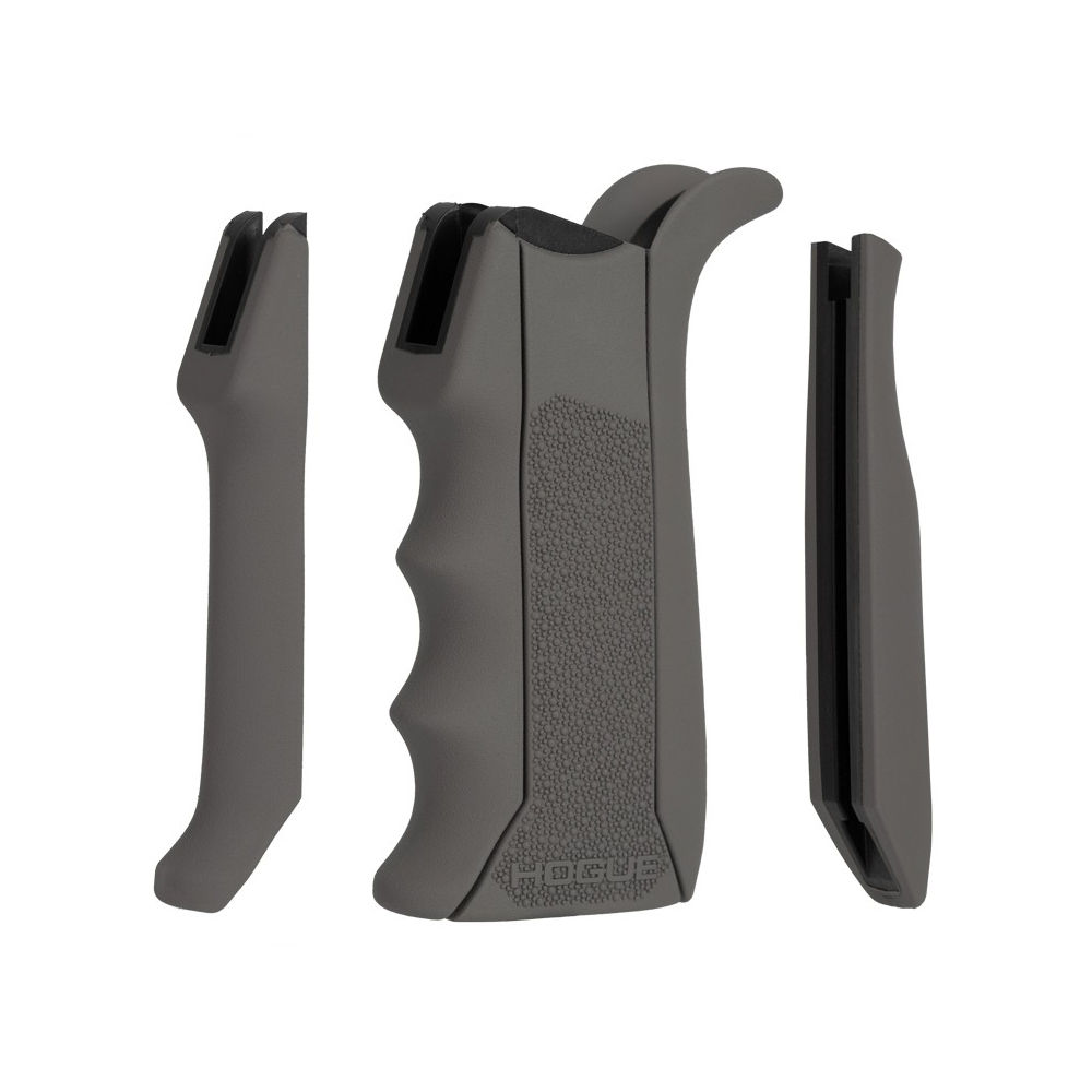 HOG13042 AR15-M16 Modular Rubber Grip, Gray