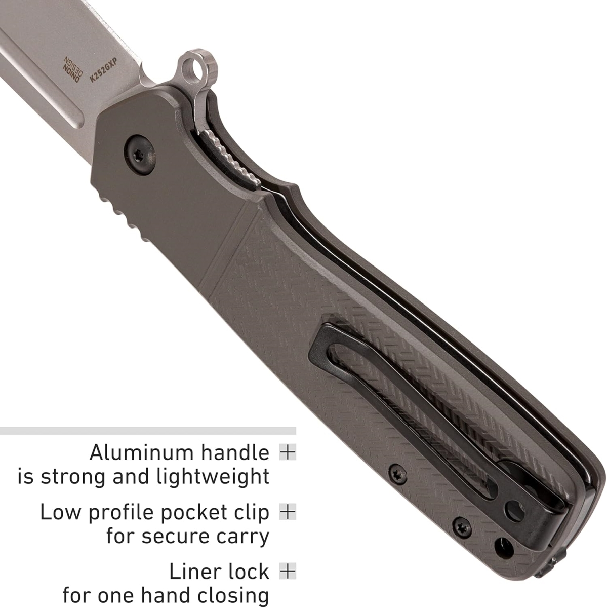 CRKK245BKP Homefront EDC Folding Pocket Knife, Dark Gray