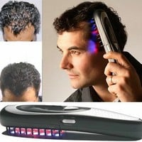 Picture of Hairs 96548 Laser Comb Loss Brush Grow Treatment Growth Therapy Kit Regrowth