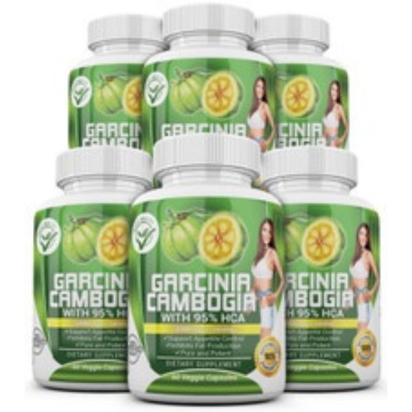 Picture of Garcinia Cambogia GC6 3000 mg Daily HCA 95 Percent Weight Loss Diet 6 Bottles 360 Capsules