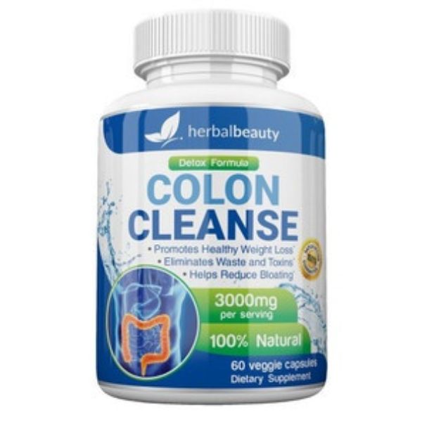 HCS0 3000 mg Colon Cleanse Detox Max Diet Pills Weight Loss Fat Burn Capsules -  Herbal Beauty