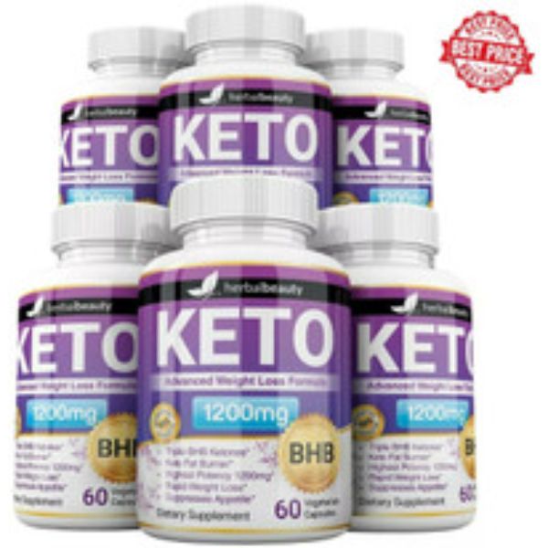 Picture of Keto HCS3 1200 mg 6 x Herbal Beauty BHB Capsules