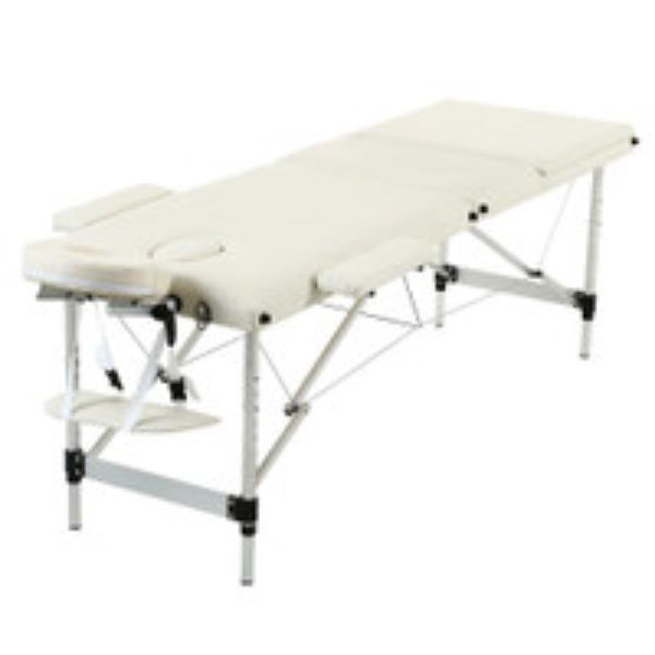 Picture of BestMassage MTW 84 in. Aluminum Facial Tattoo Physical Therapy Massage Table 3 Fold Beauty Spa Bed