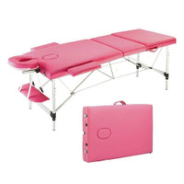 Picture of 212 Main MTP 84 in. Massage Table 3 Fold Beauty Spa Bed Aluminum Facial Tattoo Physical Therapy