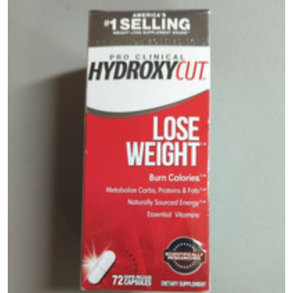 Picture of 212 Main 55456 Pro Clinical Hydroxycut Burn Calories Weight Loss Supplement - 72 Capsules