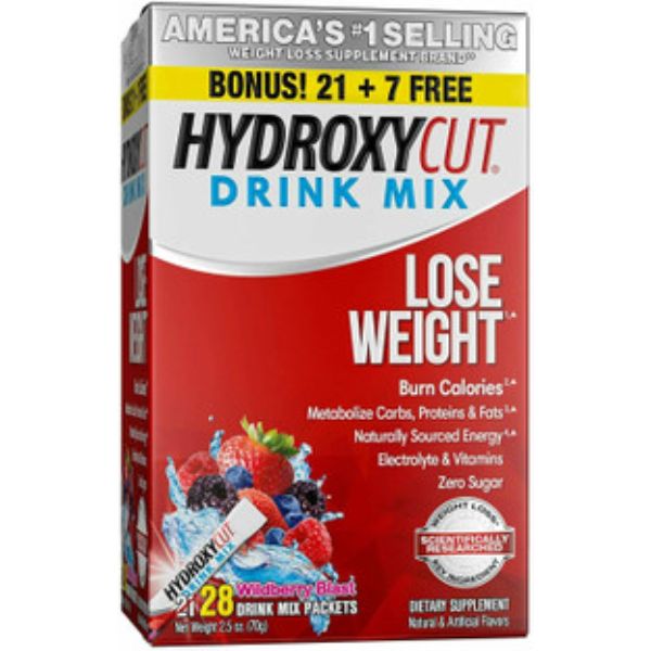 Picture of 212 Main HXy24830 2.37 oz Hydroxycut Pro Clinical Wildberry Instant Drink Mix - 28 Packets