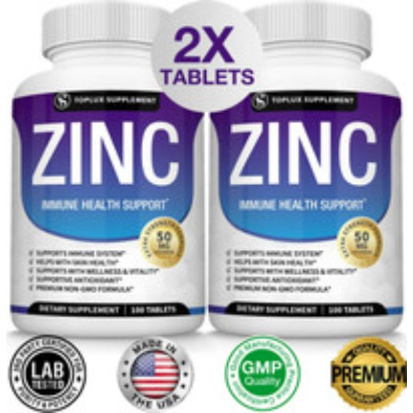 Picture of 212 Main IMB 50 mg Zinc Complex Immune System Booster & Support - Pack of 2