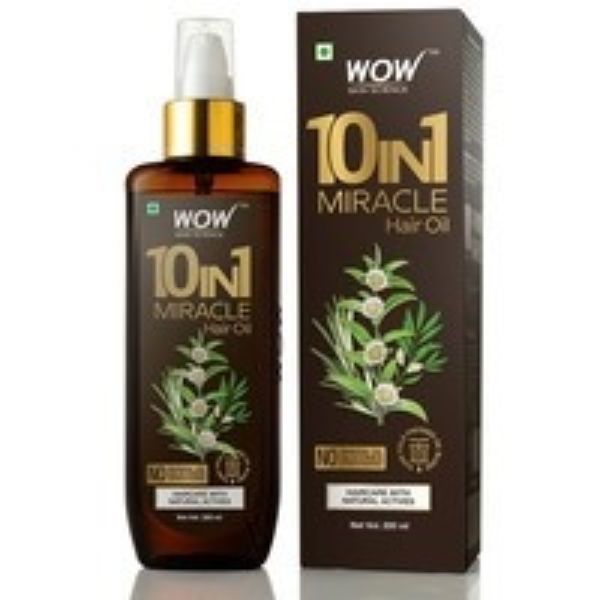 Picture of 212 Main INHO 200 ml Wow Skin Science 10 In-1 Miracle No Parabens & Mineral Oil Hair Oil