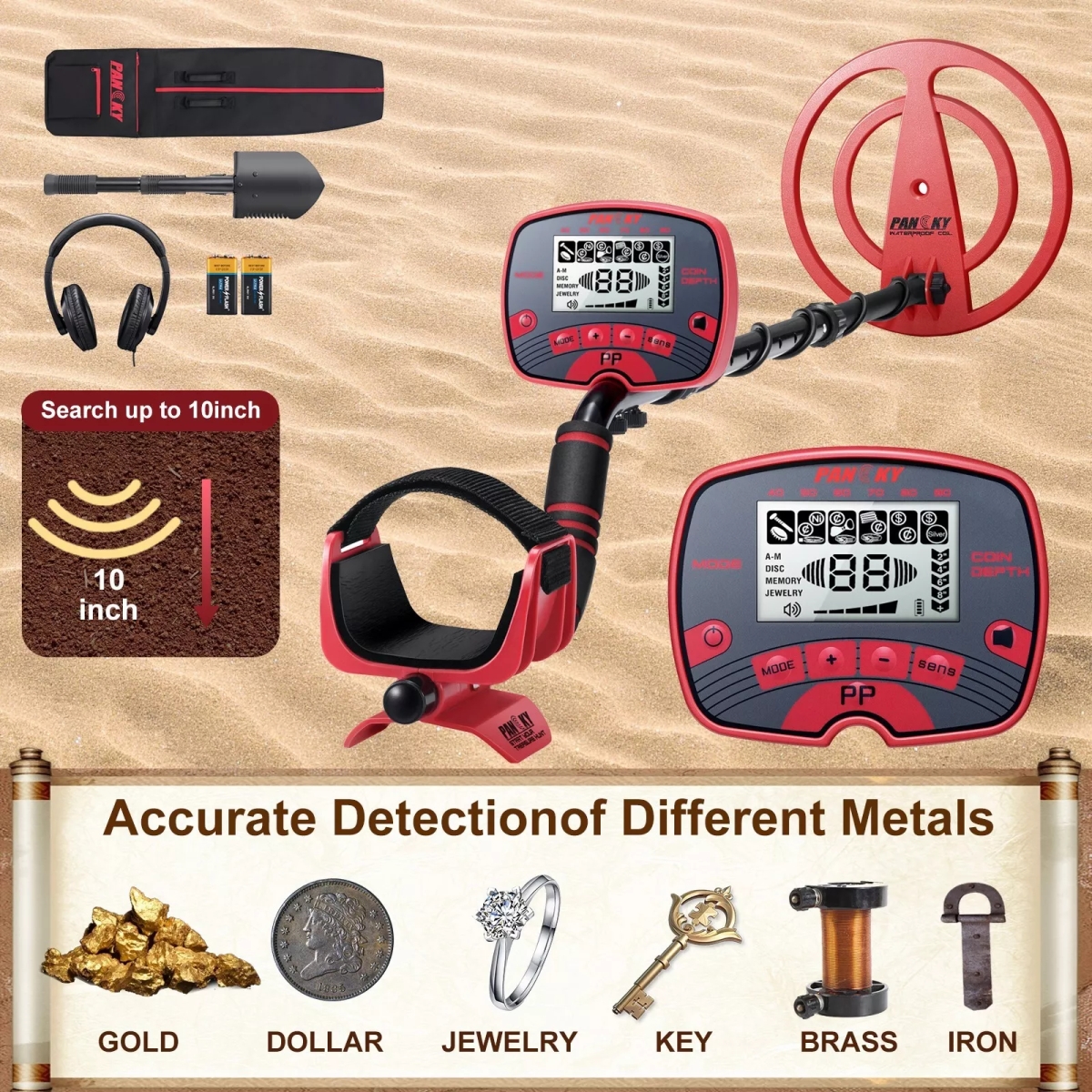 Picture of PANCKY Owanhuni PANCKY Metal Detectors for Adults Waterproof