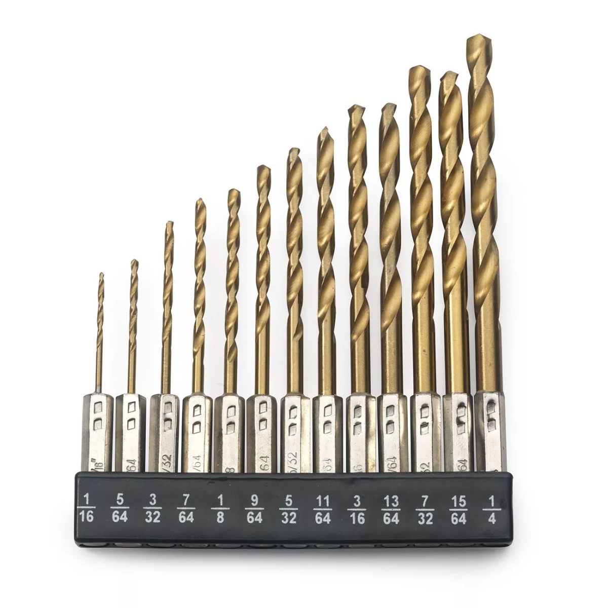 Picture of RR Whenthe 13pc Hex Shank Titanium Drill Bit Set MULTI BITS