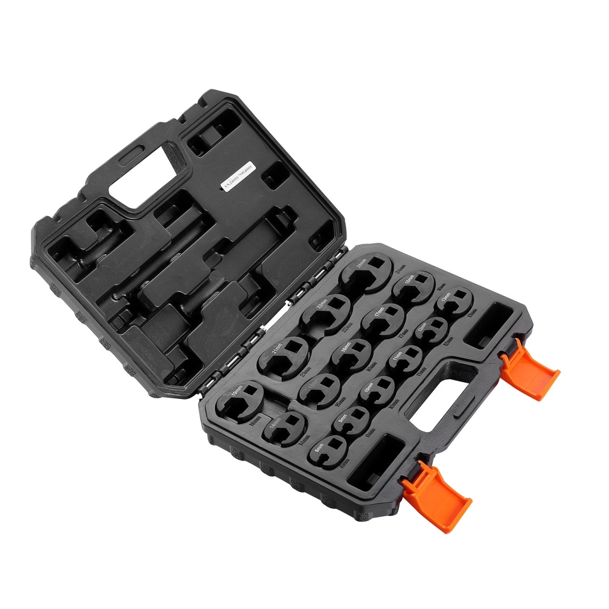 Picture of Crowfoot Until Crowfoot Wrench Set 1/2&apos; 3/8&apos; Drive 15-Piece Crows Foot Wrench Set Metric
