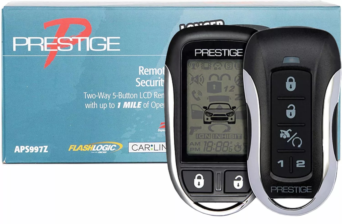 Picture of Prestige Audiovox   Audiovox Prestige APS997Z 2-Way Car Remote Start and Alarm Security 1 Mile