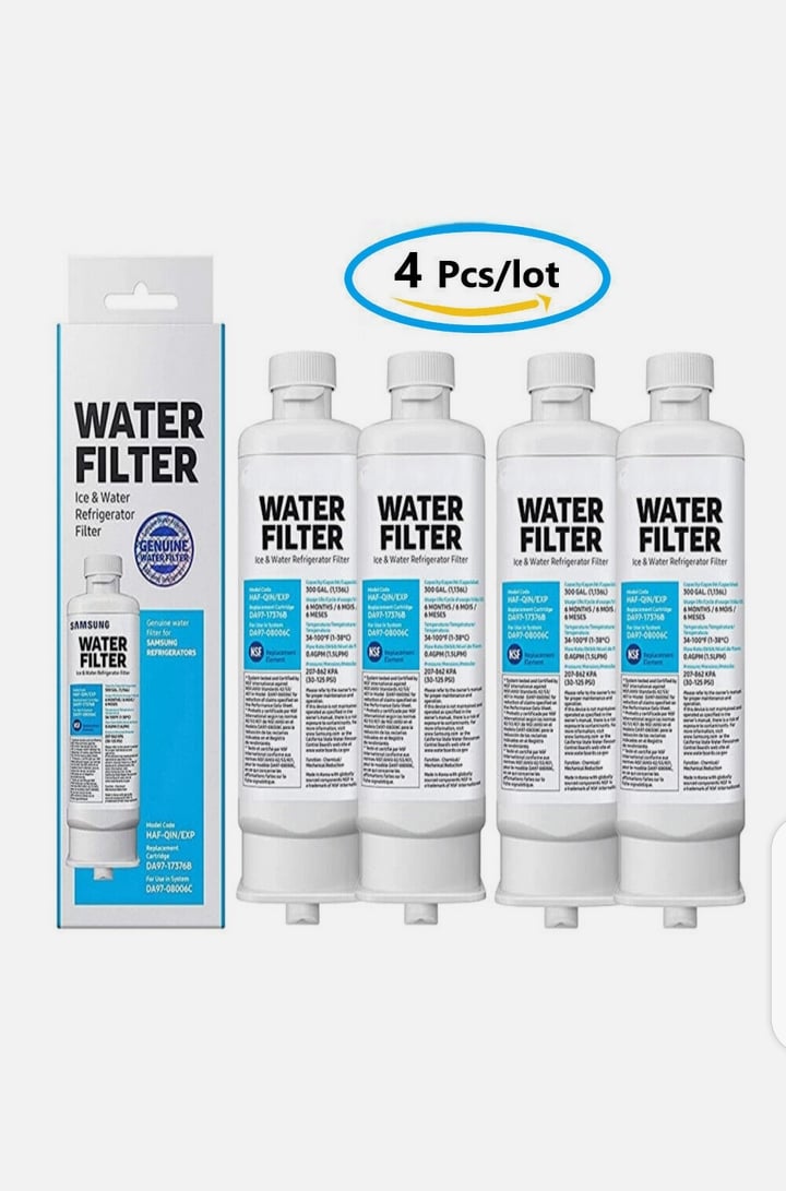 Picture of SAMSUNG GSDD 4 PACK Genuine Samsung DA97-17376B HAF-QIN/EXP REFRIGERATOR Water Filter US