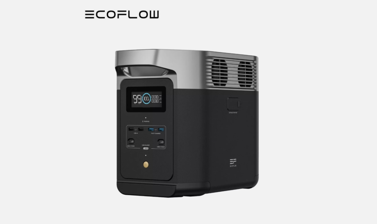 Picture of EcoFlow  GI134 EcoFlow DELTA 2 Portable Power Station 1024Wh Generator for Outdoor&#44; RV&#44; LiFePO4