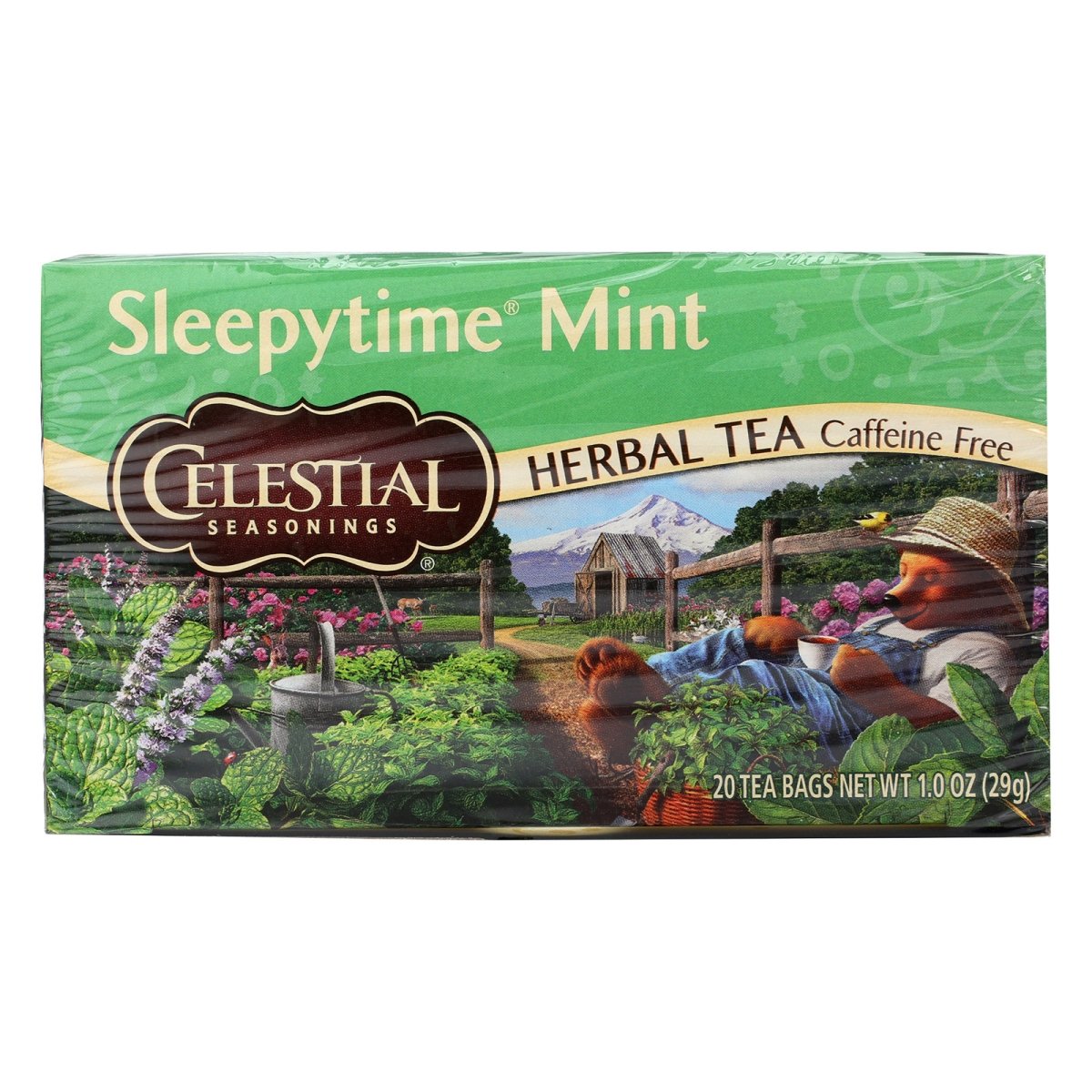 Picture of Celestial 1902154 Sleepy Time Herbal Tea - Mint- 20 Bags